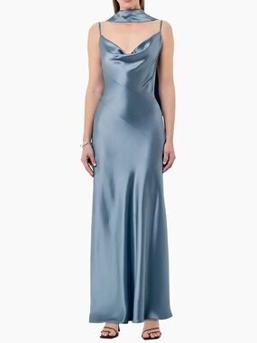 nicholas the label arella polka dot silk halterneck maxi dress Nicholas the Label Arella Polka Dot Silk Halterneck Maxi Dress